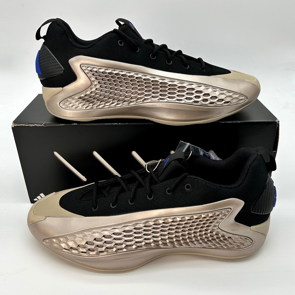 adidas AE 1 Low Mens Size 14 Basketball Shoes Champagne Metallic JQ6133 NEW